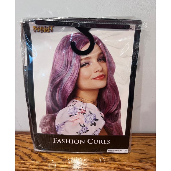 Spirit Halloween Other - Spirit Halloween Fashion Curls Purple Wig Adult Cosplay Costume‎ Accessory